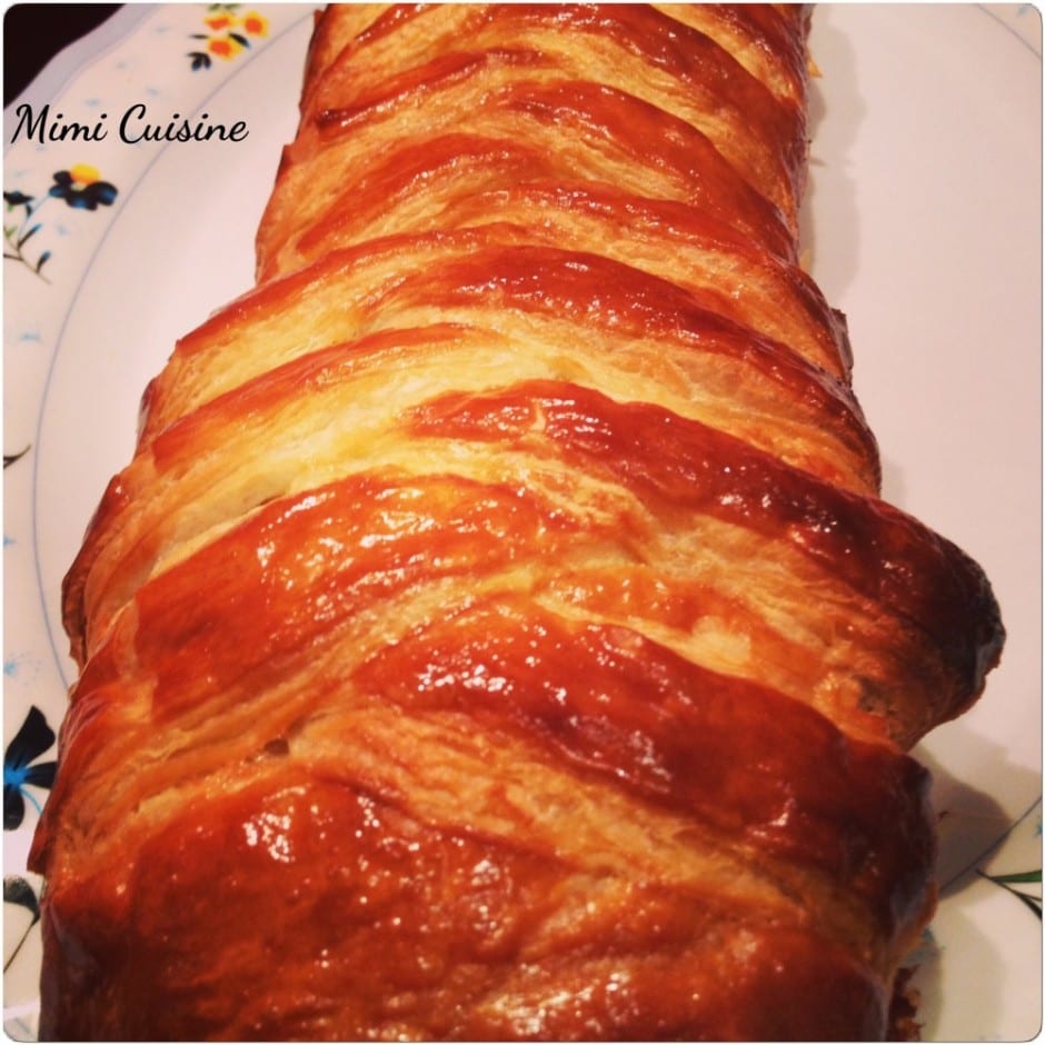 Feuilleté Tresse béchamel jambon gruyère Companion