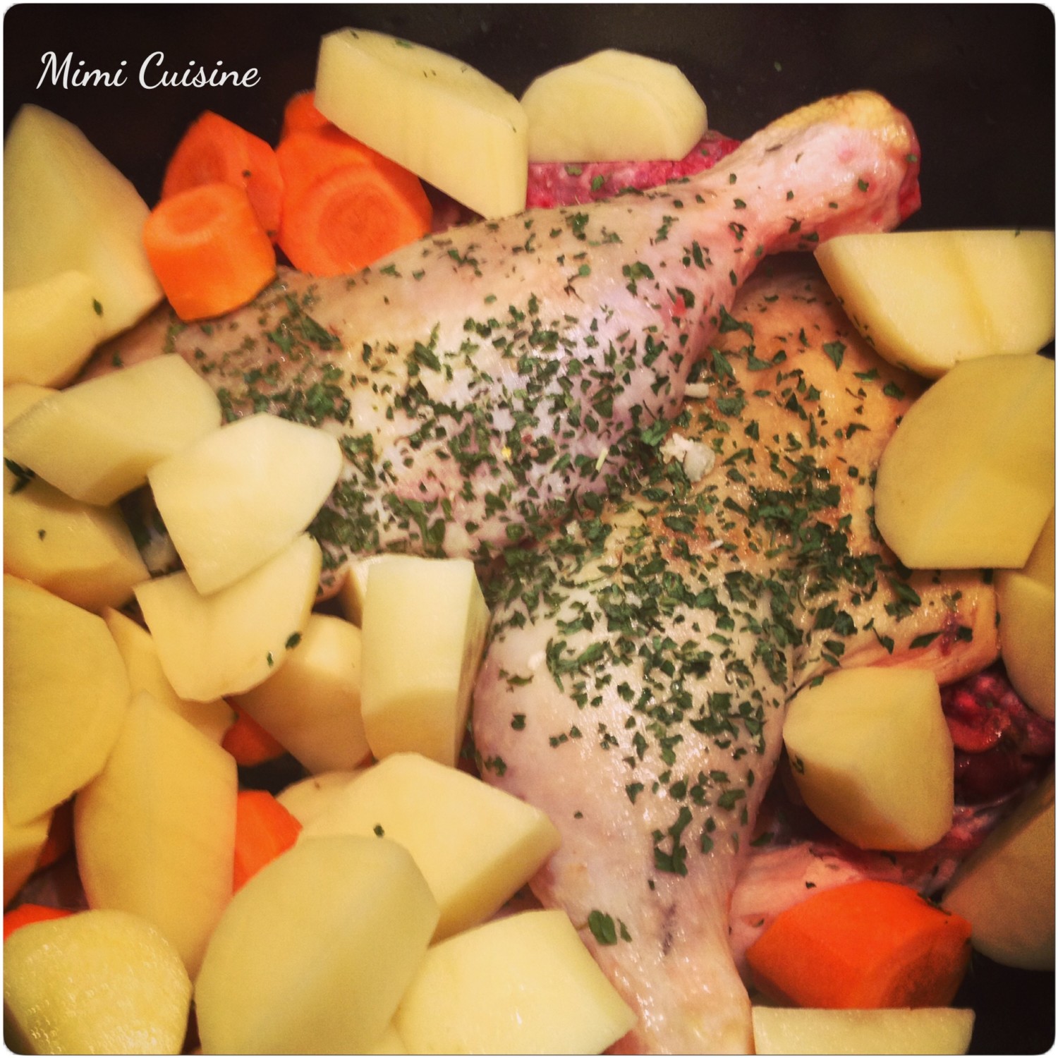 Cuisses de poulet aux saveurs du sud Recette Cookeo