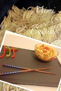 Nouilles chinoises aux légumes - recette Cookeo