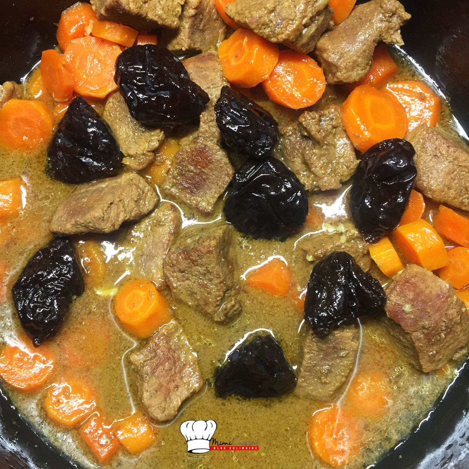 Tajine d'agneau aux épices et aux pruneaux Recette Cookeo Mimi Cuisine