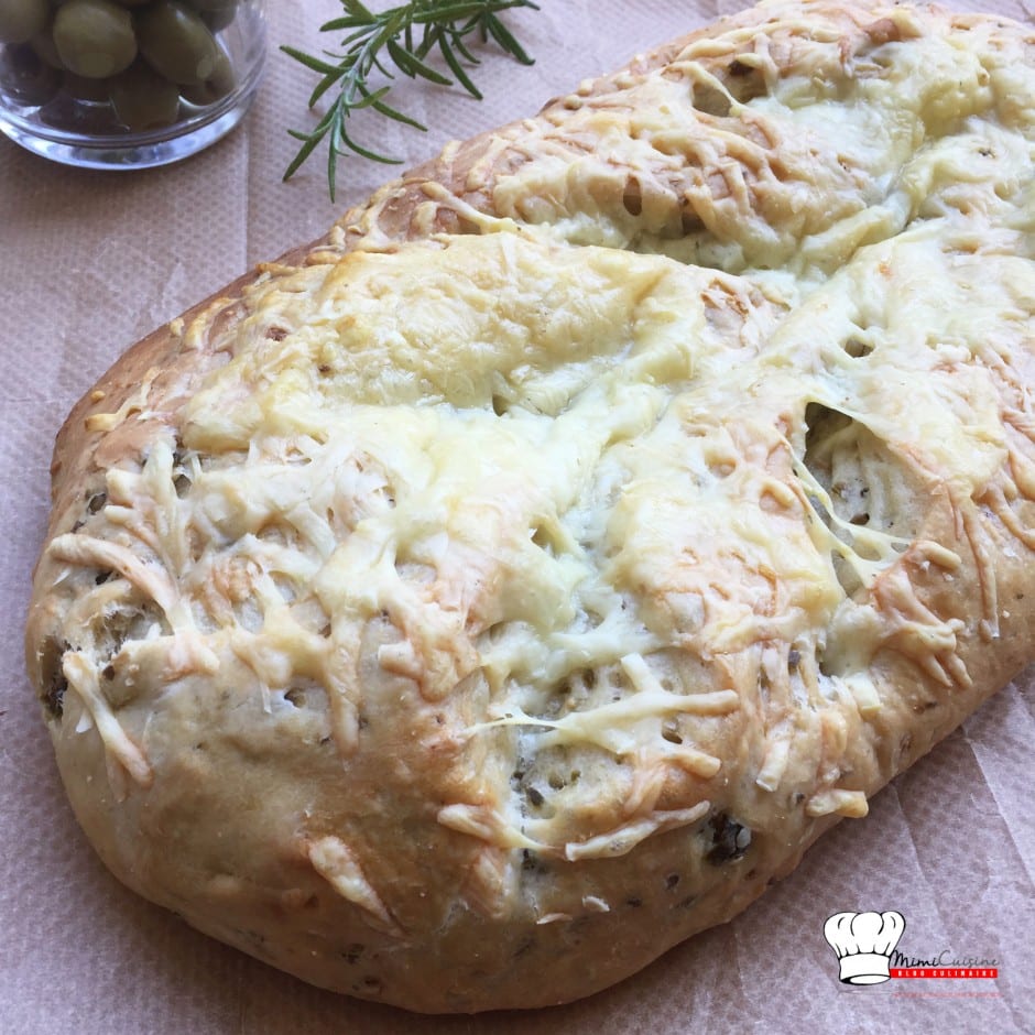 Fougasse Olives Fromage Romarin Mimi Cuisine
