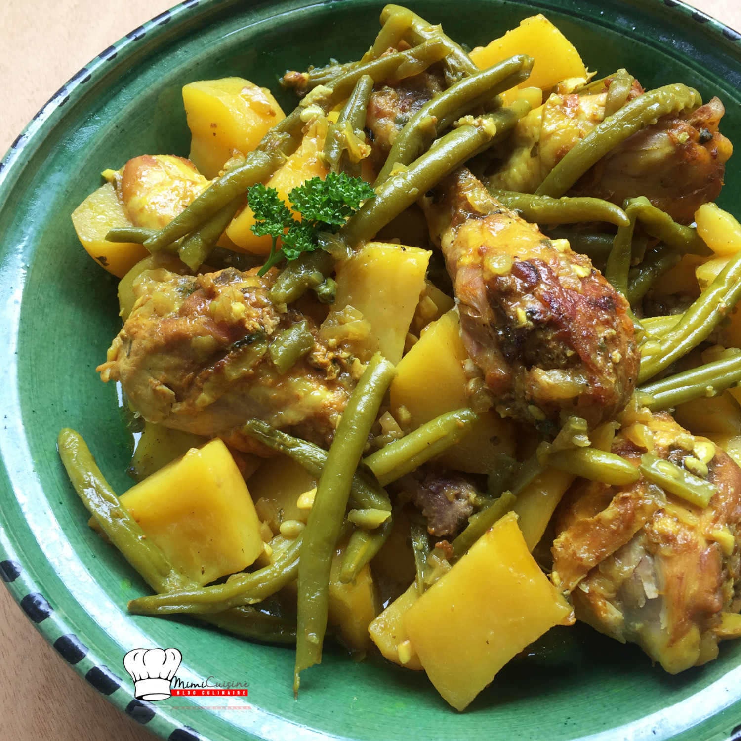 Tajine de Poulet Haricots verts Recette Cookeo Mimi Cuisine