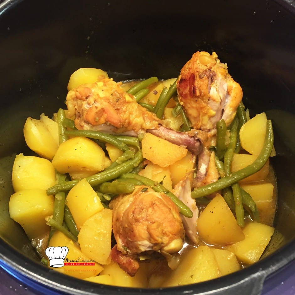 Tajine de Poulet Haricots verts Recette Cookeo Mimi Cuisine