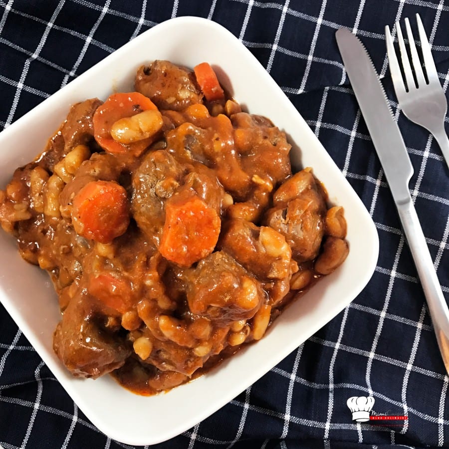 Navarin d'agneau aux haricots blancs Recette Cookeo Mimi Cuisine