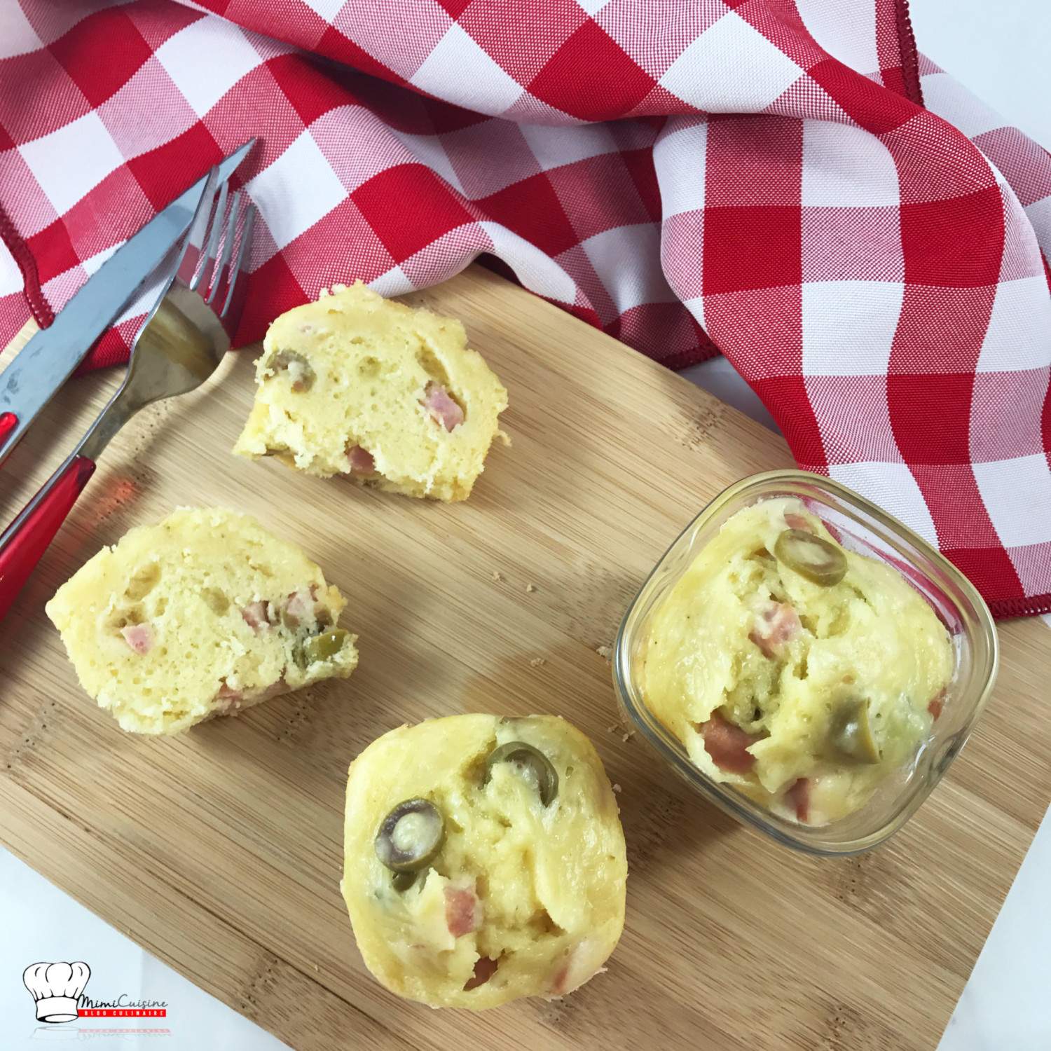 Cakes Jambon Et Olives Recette Multidelices Mimi Cuisine