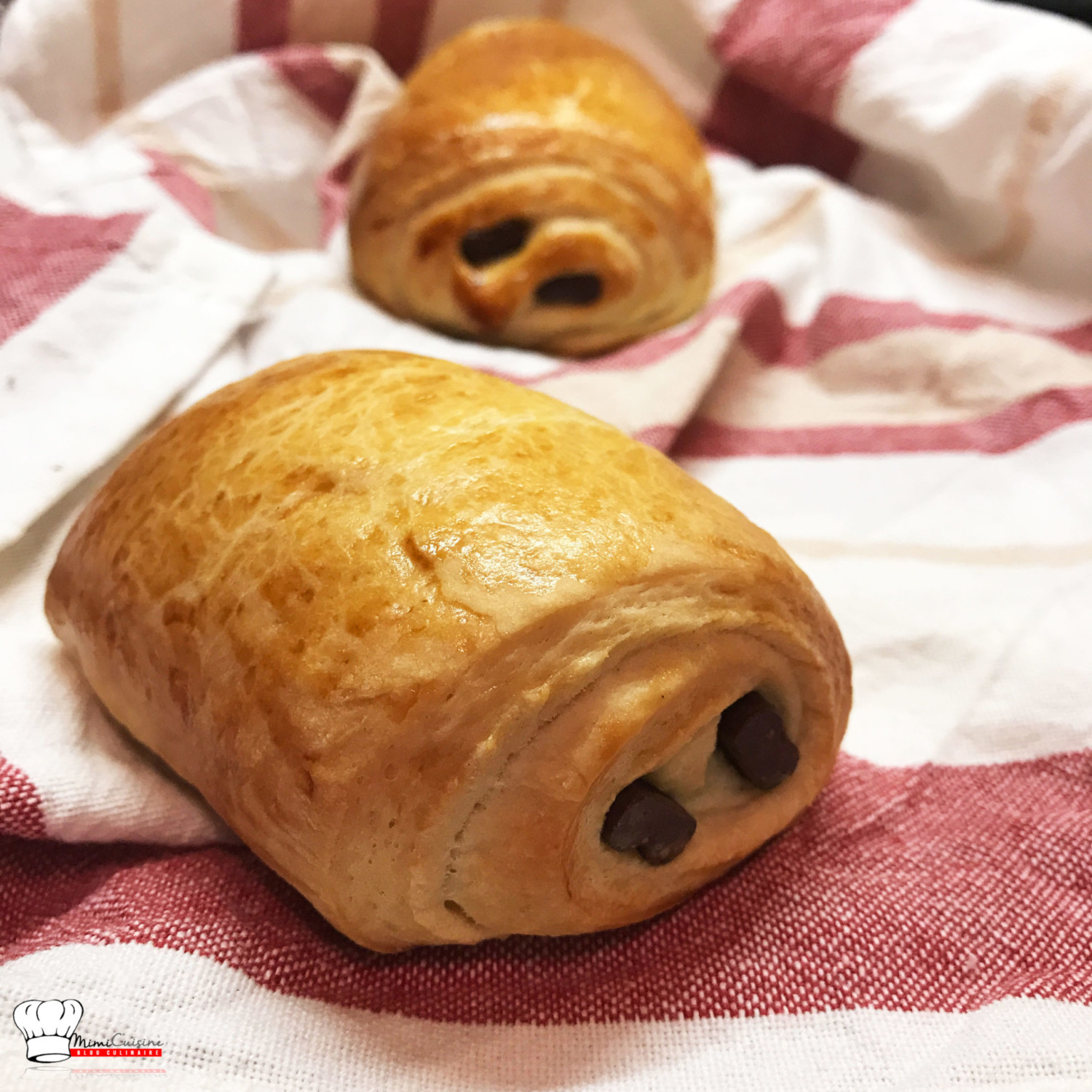 Pains au chocolat briochés