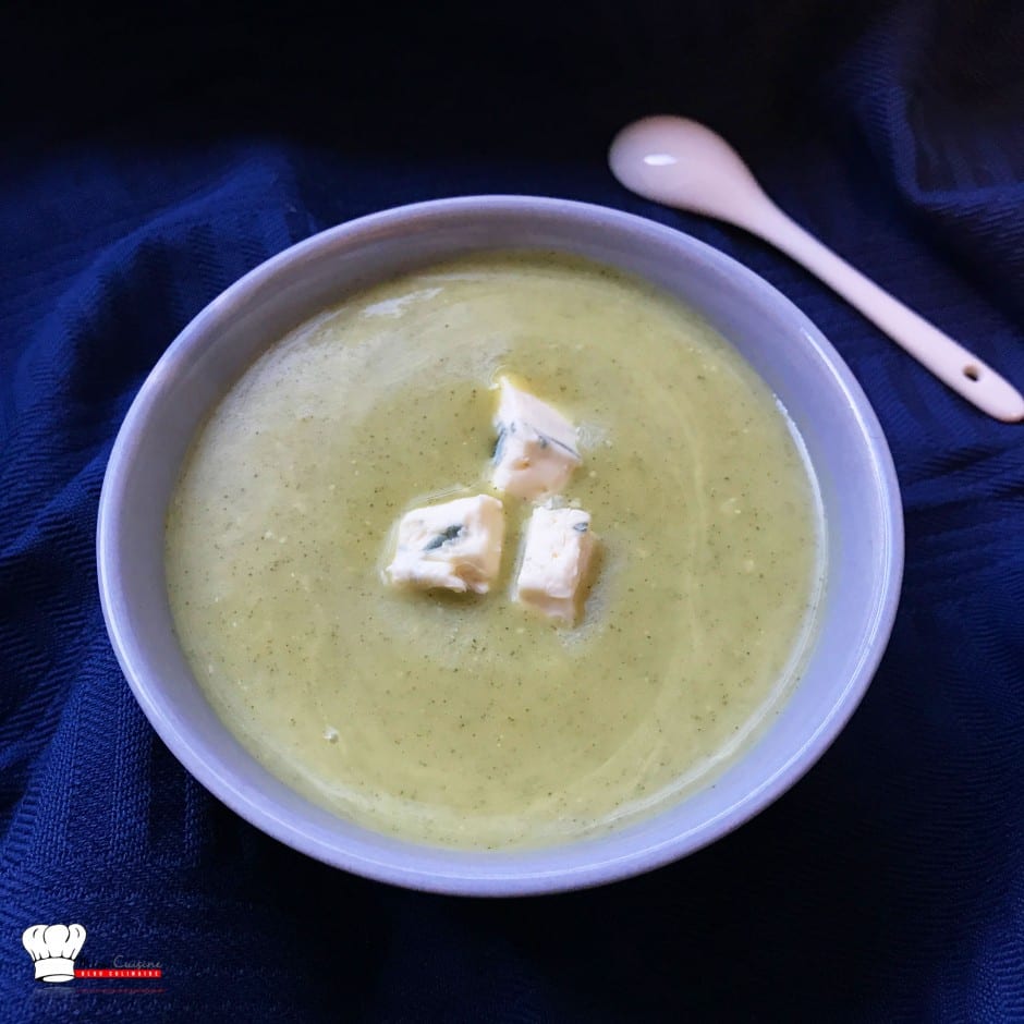 Velouté de Courgettes au Bresse Bleu Recette Companion Mimi Cuisine