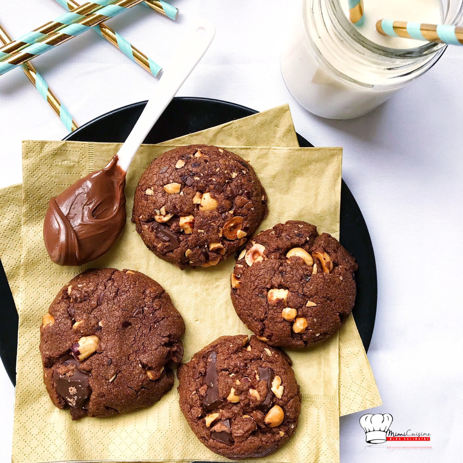 Cookies Noisettes Nutella Recette Companion Mimi Cuisine
