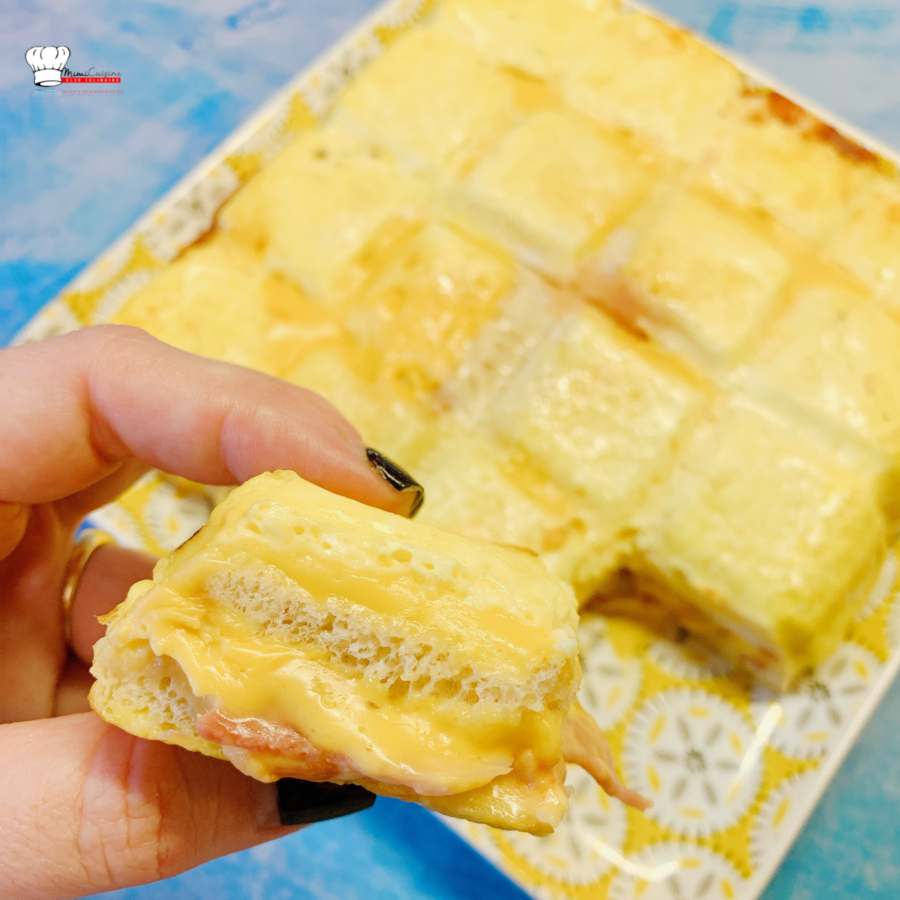 Croque Cake Jambon Cheddar Moule Tablette Demarle