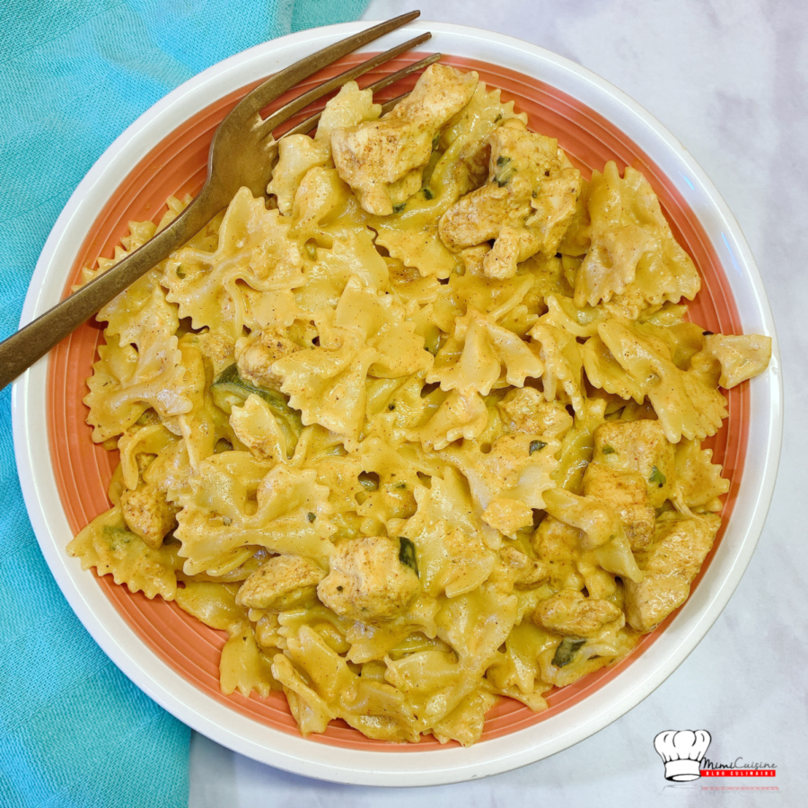 Farfalle Poulet Courgettes Recette Cookeo