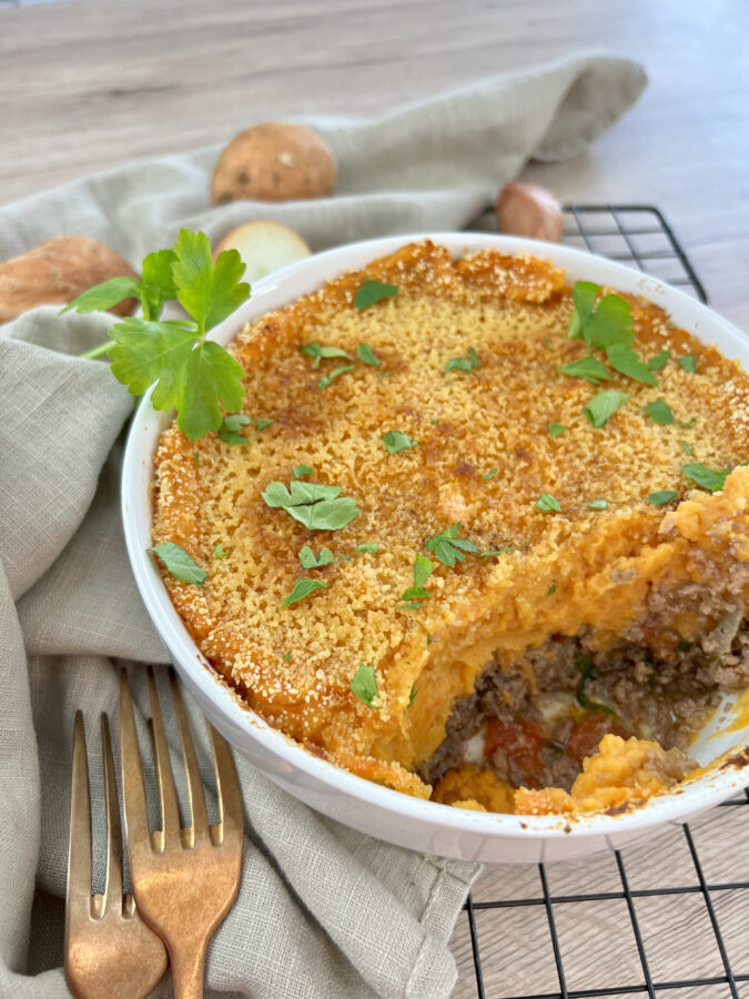 Parmentier de patate douce