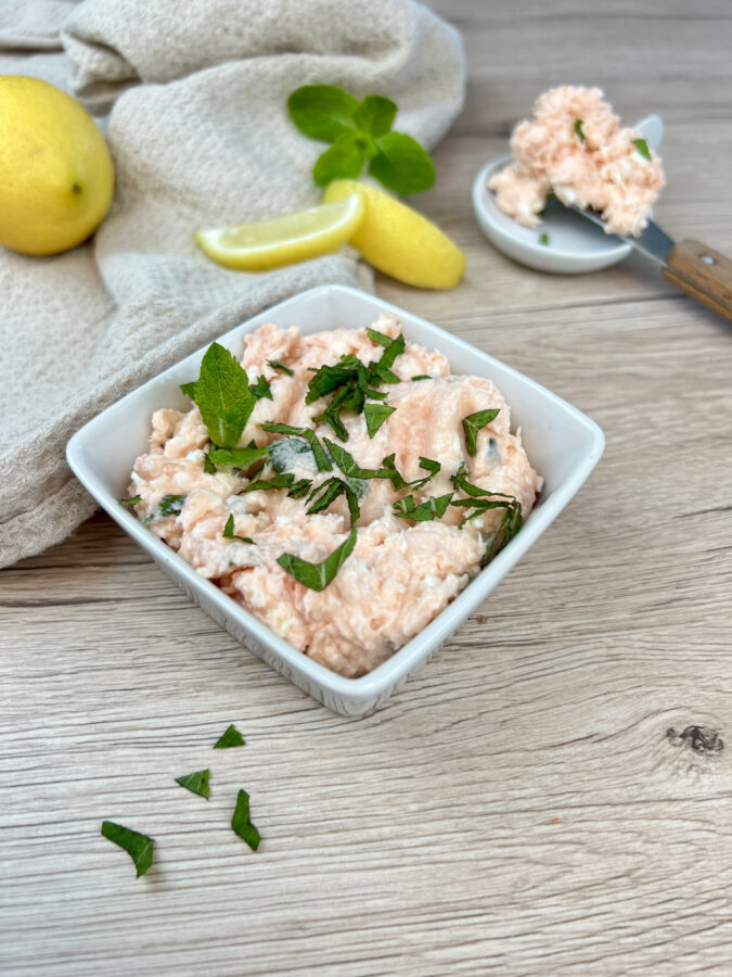 Rillettes au saumon feta