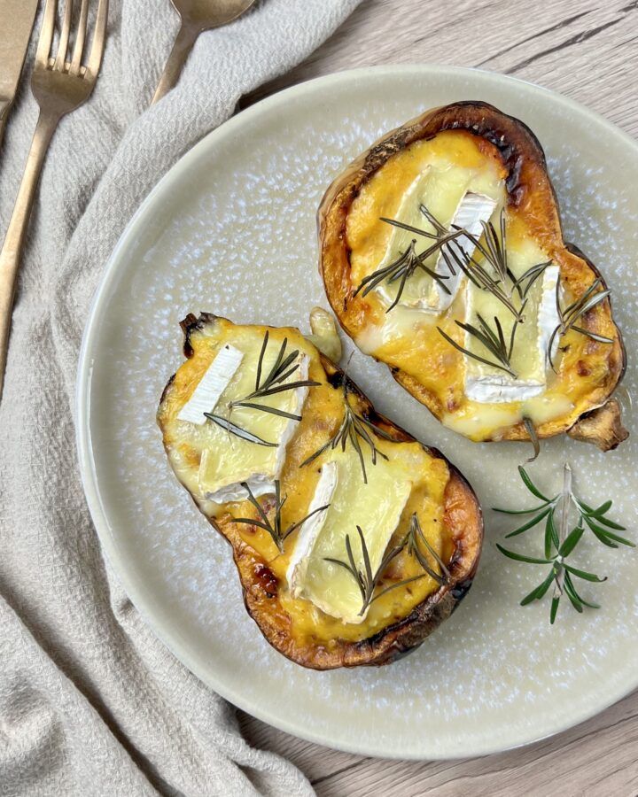 Butternut farcie au camembert